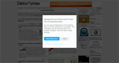 Desktop Screenshot of datospymes.com